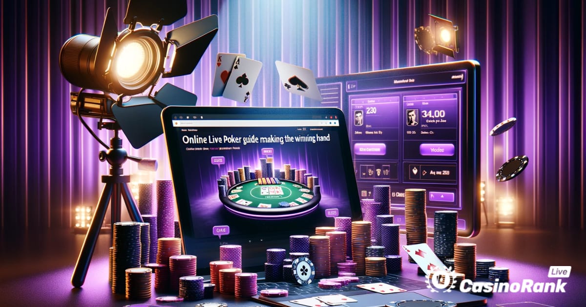 Udhëzues online i pokerit të drejtpërdrejtë për të bërë dorën fituese